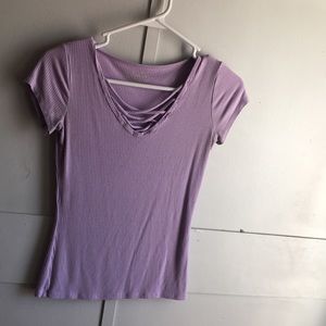 Hollister purple shirt